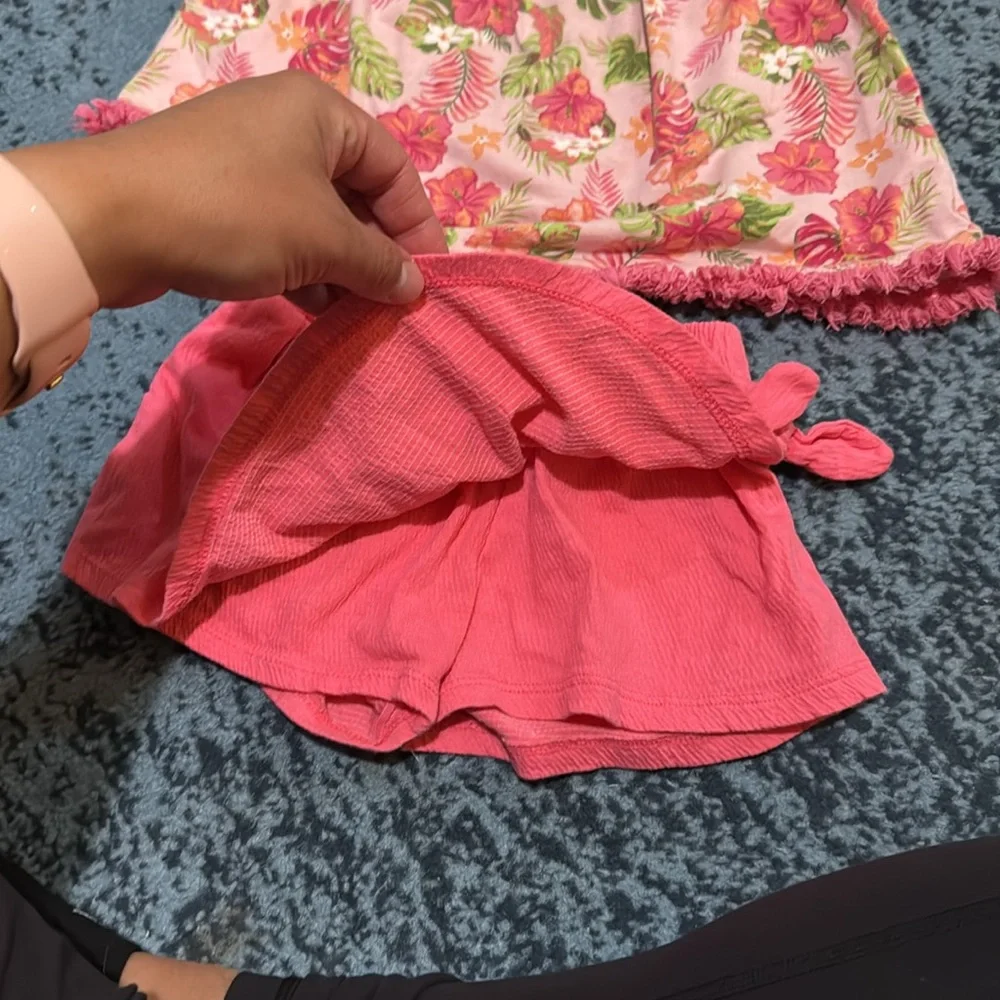 Baby girl, two pieces set floor perfect for every day. - Picture 4 of 6